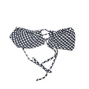 NWT | Sports Illustrated | Black & White Geometric Bralette Bikini Top | XS